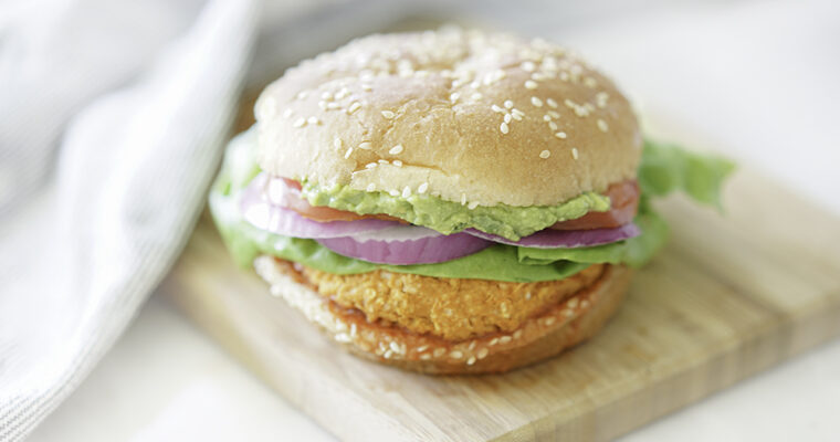Buffalo Chickpea Veggie Burgers