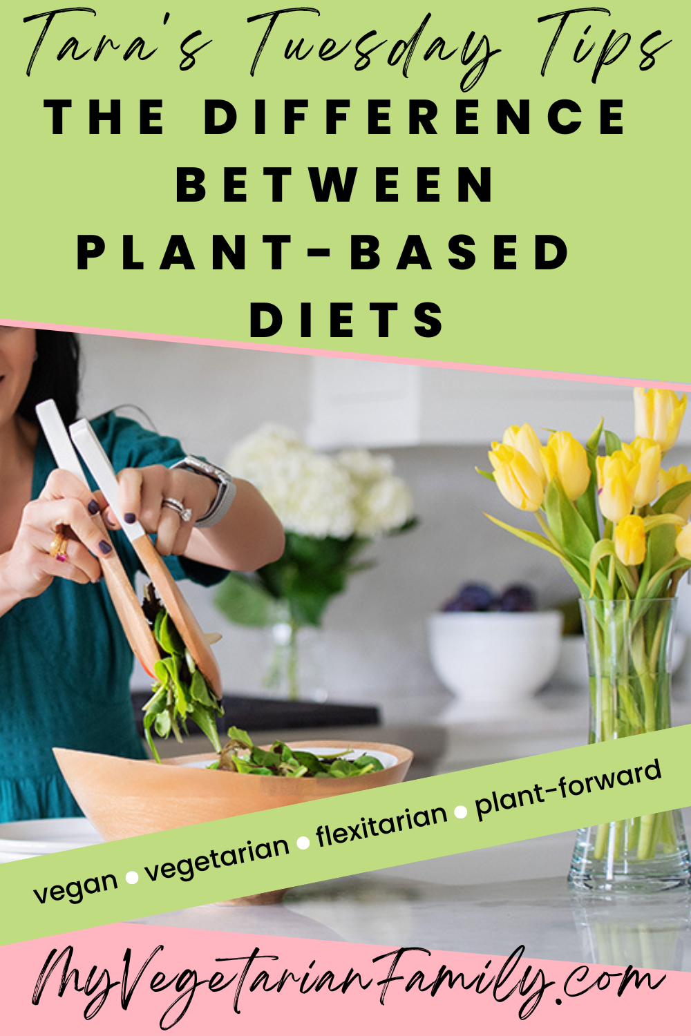 The Difference Between Plant-Based Diets | My Vegetarian Family #vegetariandefinitions #veganvegetariandifference