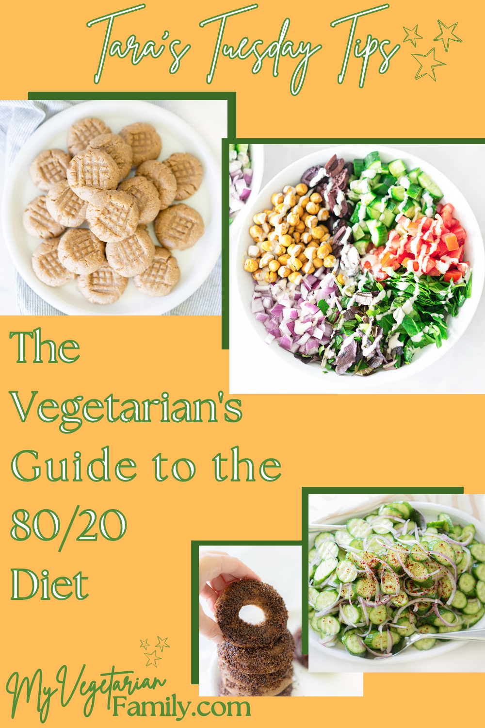 The Vegetarian's Guide to the 80/20 Diet | My Vegetarian Family | Vegetarian 80/20 diet #80:20diet