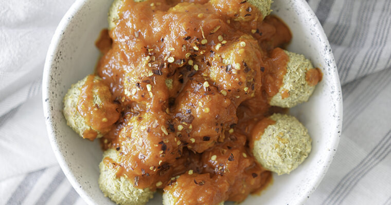 Easy Meatless Tofu Meatballs