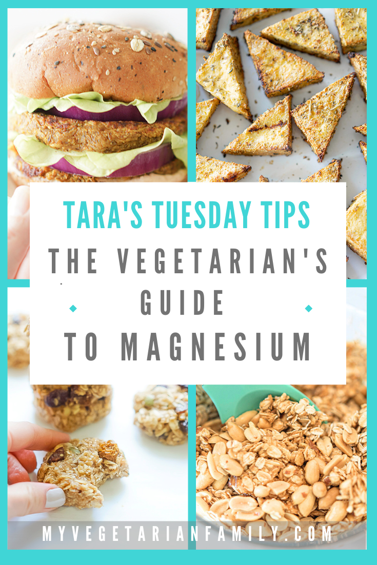 The Vegetarian's Guide to Magnesium | Tara's Tuesday Tips| My Vegetarian Family #guidetomagnesium