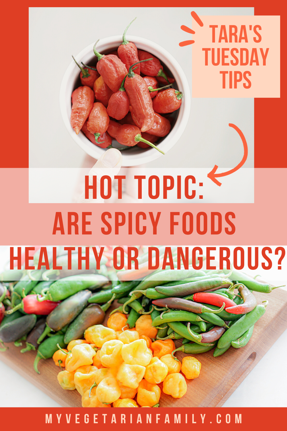 Are Spicy Foods Healthy or Dangerous? | My Vegetarian Family | Tara's Tuesday Tips #healthyspicyfoods