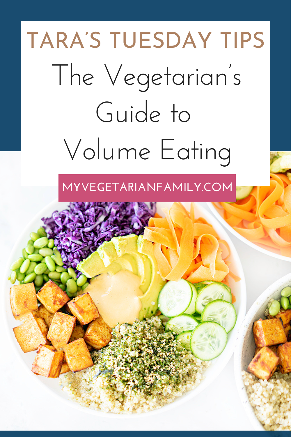 The Vegetarian's Guide to Volume Eating | My Vegetarian Family #volumeeatingforvegetarians