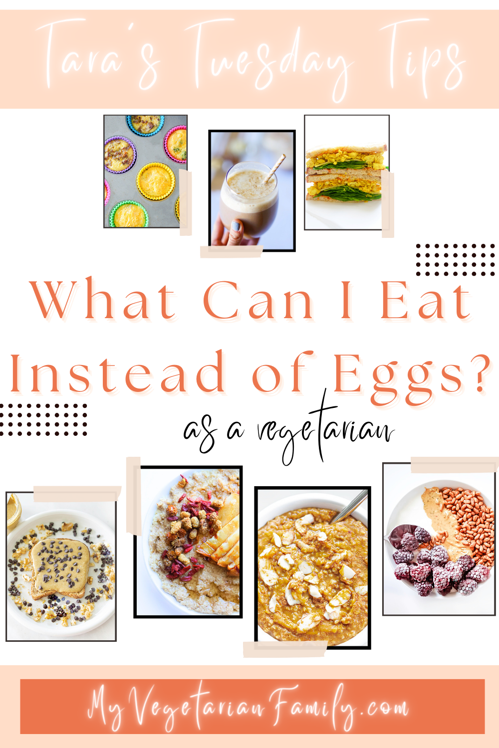 What Can I Eat Instead of Eggs as a Vegetarian | My Vegetarian Family | Tara's Tuesday Tips #noeggvegetarian