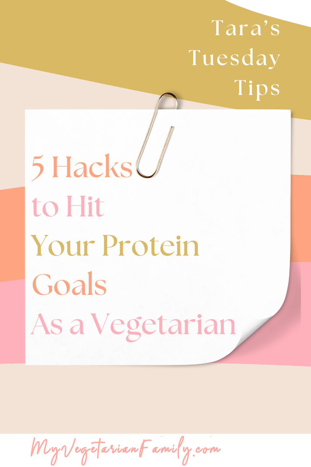 Hacks to Hit Your Protein Goals As a Vegetarian | Tara's Tuesday Tips | My Vegetarian Family #protienhacks #vegetarianprotein